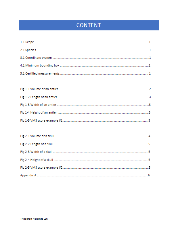 About VMS – Volumetric Scoring